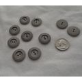 ii10 Blue/Gray Washed Round Buttons 23mm 7/8 2 ...