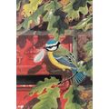 Warwickshire Blue Tit Bird Royal Mail Advertisi...