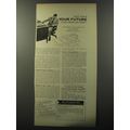 1953 Fortune Magazine Ad - How does your future...