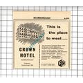 Crown Hotel Scarborough Small Advert - 1958 Cut...