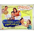 FREE FOR ALL 1950 Ann Blyth, Robert Cummings US...