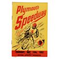 Plymouth v Rayleigh 1952 speedway programme