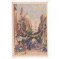 The Native Quarter Cairo Postcard Egypt Art