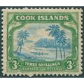 Cook Islands 1938 3s greenish blue & green SG12...