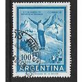 ARGENTINA REP 1959 1000p BLUE SKI JUMPER SG1290...