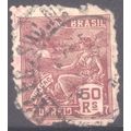 Brazil 1929 - 50r reddish purple - "Aviation" -...