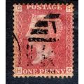 Sg43 1d red plate 167 fine used (H G) (PR10)