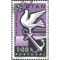 PORTUGAL, 10 years NATO, violet 1959, 1Esc