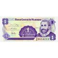 1991 Nicaragua 1 Centavo Banknote UNC