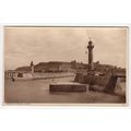 Whitby Harbour Entrance Postcard Yorkshire 35647