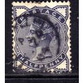 GB 1883 - 84 QV 1/2d Slate Blue used SG 187 ( T...