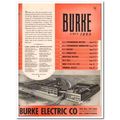 Burke Electric Company 1945 vintage catalog mot...