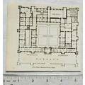 1860s engraving - Plan of Buckhurst House, Sussex