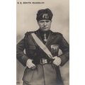 Benito Mussolini In Military Uniform Italy Poli...