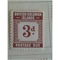 British Solomon Islands 1940 3d Postage Due Bro...