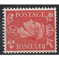 1950 SG507a 2 1/2d Pale Scarlet Wmk Sideways Un...