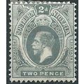 Southern Nigeria 1912 SG47 2d Grey Mounted Mint...