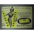 1940 Beech-Nut Gum Ad - Planks in Our Platform