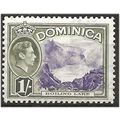 Dominica 1938 SG106 1/- Violet & Olive-Green Mo...