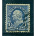 Used 264 1c Benjamin Franklin Fine M02819