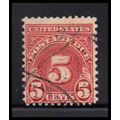 Used J83a 5c Postage Due Average K1456