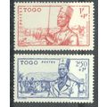 Togo 1941 - National Defence - x 2 stamps - unused