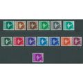 india stamps sg375 sg 375 hm set