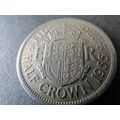 1955 QUEEN ELIZABETH II HALF CROWN - COIN - 2 F...