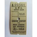 B.E.A. Airport Coach Ticket #2