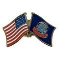 United States Flag and Idaho State Flag Hat Tac...
