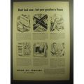 1946 Union Oil Company Ad - Don't look now - but your gasoline is frozen