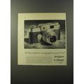 1953 Argus C-Four Camera Ad - The finest compliment a photographer can pay