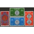 ZAYIX Guernsey 201-203A MNH Coins Royalty Offic...