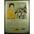 1958 Japan Air Lines Ad - The secret of Yumi