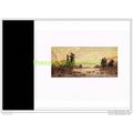 SUNSET ON CANOE LAKE, PARRY SOUND, Book Illustr...