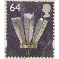 GB 1999 Wales 64 Prince Feathers Used SG W86 Sc...