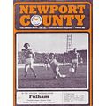 NEWPORT COUNTY v FULHAM LEAGUE DIVISION THREE 1...