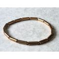 Vintage Gold Tone Brass Tube Style Expandable S...