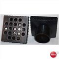 Ebbe Square Shower Drain Oil Rubbed Bronze