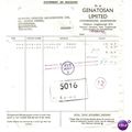 1963 GENATOSAN LTD LOUGHBOROUGH ,LEICESTERSHIRE...