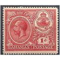 Bahamas 1920 SG107 1d Carmine Mounted Mint ..