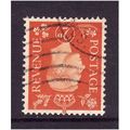 GREAT BRITAIN 1937 SG465i 2d ORANGE WMK INVERTE...