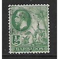 BARBADOS 1912 1/2d GREEN SG 171 FINE USED