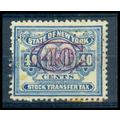 Used Revenue 40c N.Y. Stock Transfer Fine Just ...