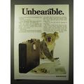 1971 Qantas Airline Ad - Unbearable