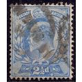 GB 1902 - 1910 KEV11 2 1/2d Pale Ultramarine SG...