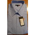 4YOU SKY BLUE S/S COTTON SHIRT £29.00 BNWT avai...