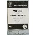 1977 programme Widnes v. Featherstone Rovers, 1...