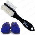 SUEDE SHOE BRUSH Cleaning Double Sided Shoe Boo...