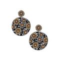 New Seed Bead Round Dangle Earrings